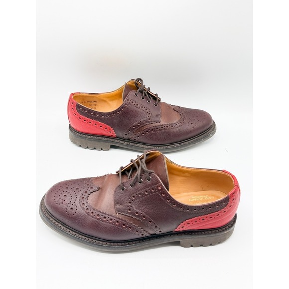 Mark McNairy Wingtip Brogue Brown Red 9154TD Mens Size 12 Pre-Owned No Box main image 15